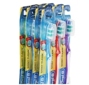 12-Pack: Oral-B Shiny Clean Toothbrush