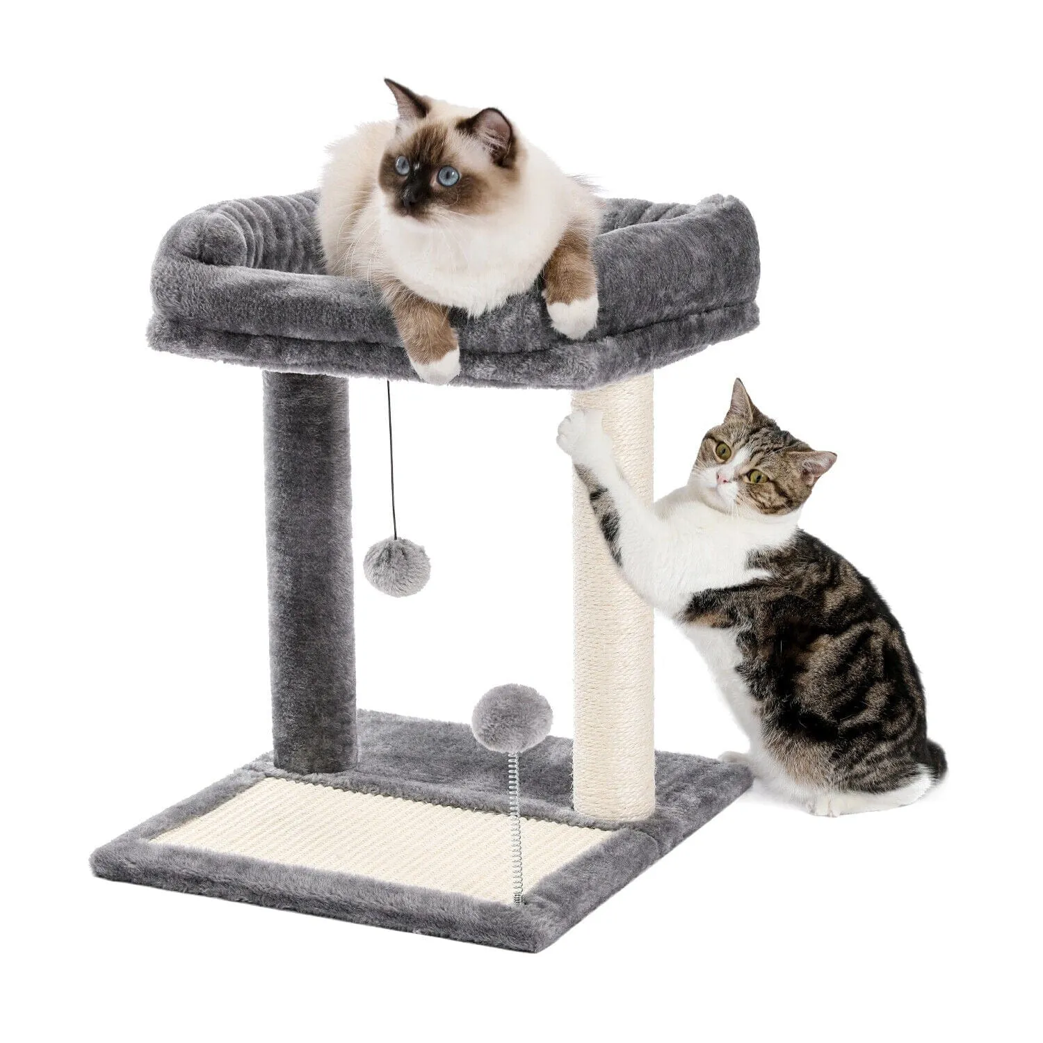 17.4" Cat Scratching Post / Tree / Pole - Grey