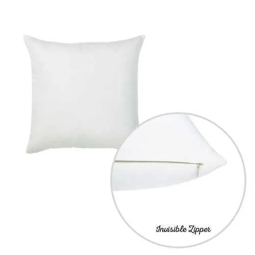 18"x18" White Honey Decorative Throw Pillow Cover 2 pcs in set