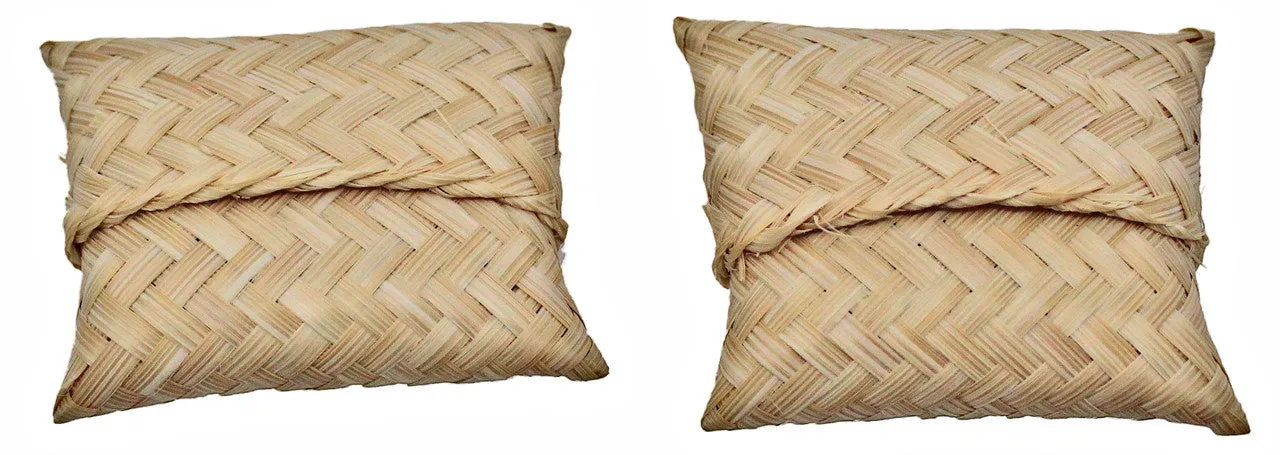 3400 pk2 Small Palm Leaf Pillow