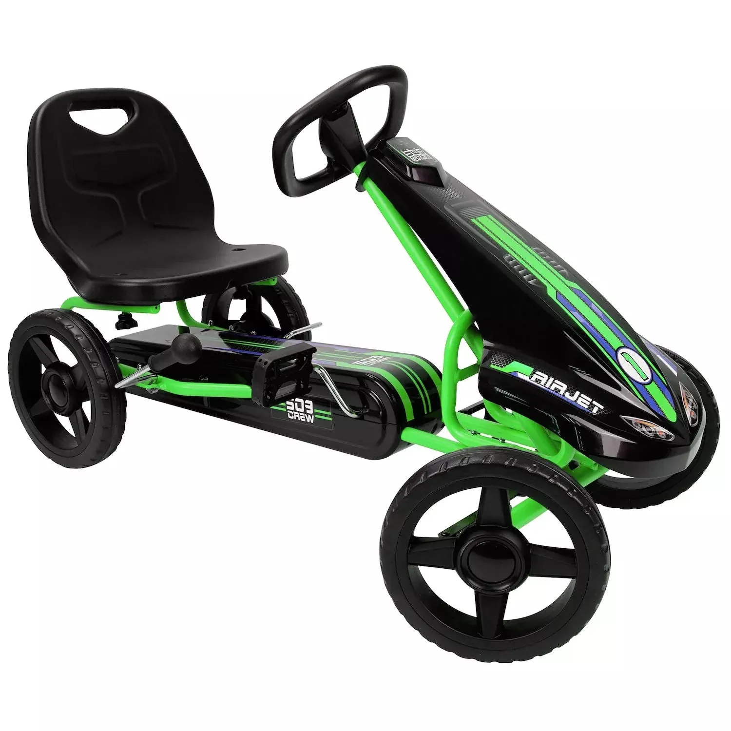 509: Air Jet 509 Crew Pedal Kart, Green