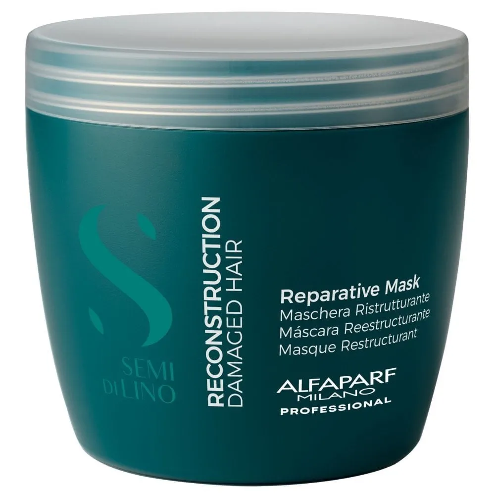 Alfaparf Milano Semi Di Lino Reconstruction Reparative Shampoo 1000ml & Mask 500ml Twin