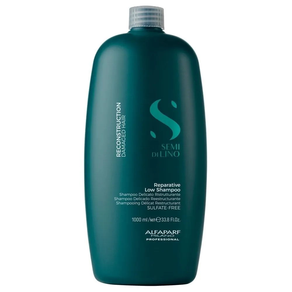 Alfaparf Milano Semi Di Lino Reconstruction Reparative Shampoo 1000ml & Mask 500ml Twin