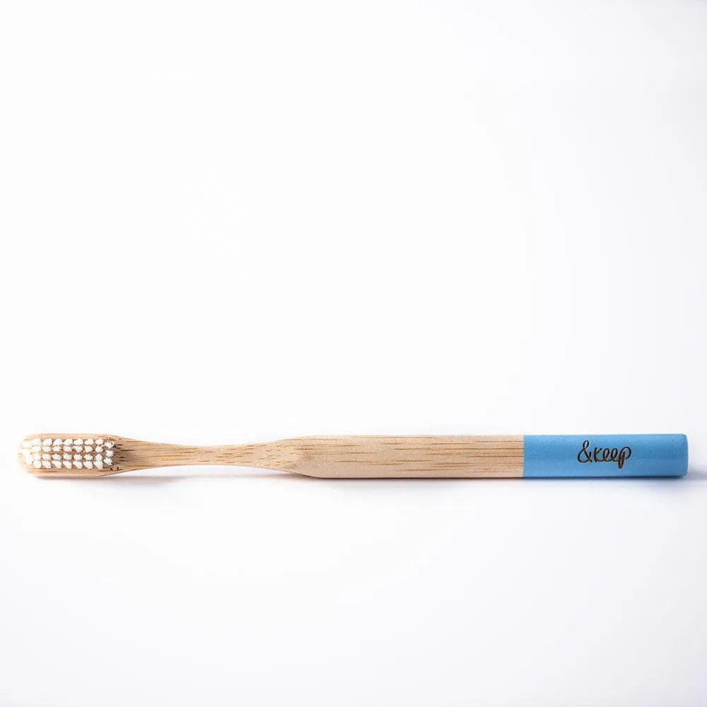 &Keep Bamboo Toothbrush - Blue