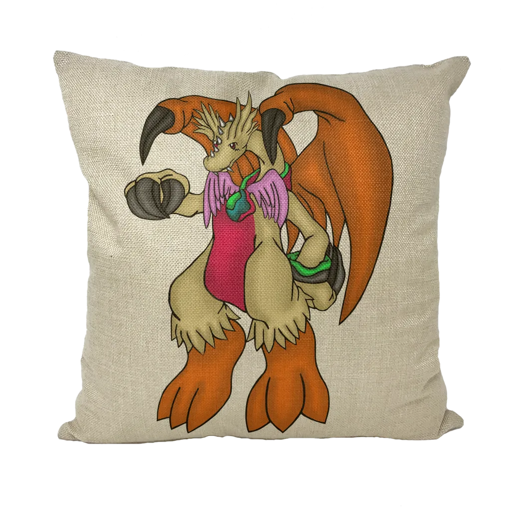 Angechardragon Throw Pillows