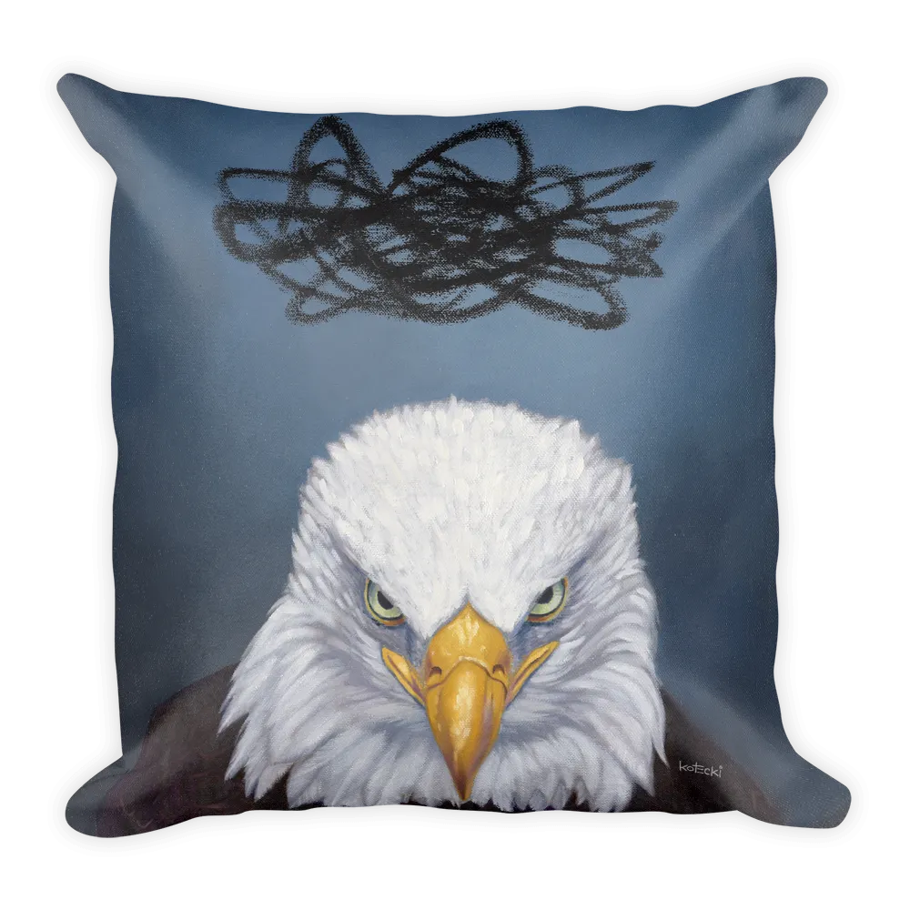 Angry Eagle Pillow