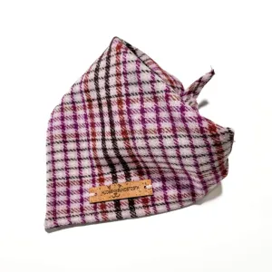 Autumn Rose Plaid Bandana