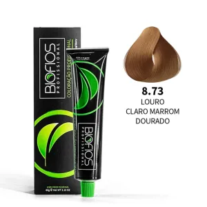 Biofios Profissional 8.73 Light Brown Golden - 60g Permanent Coloring