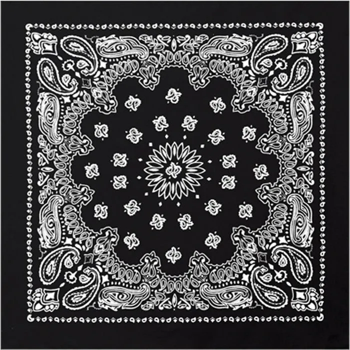 Black - Trainmen Jumbo Bandana 27 in. x 27 in.