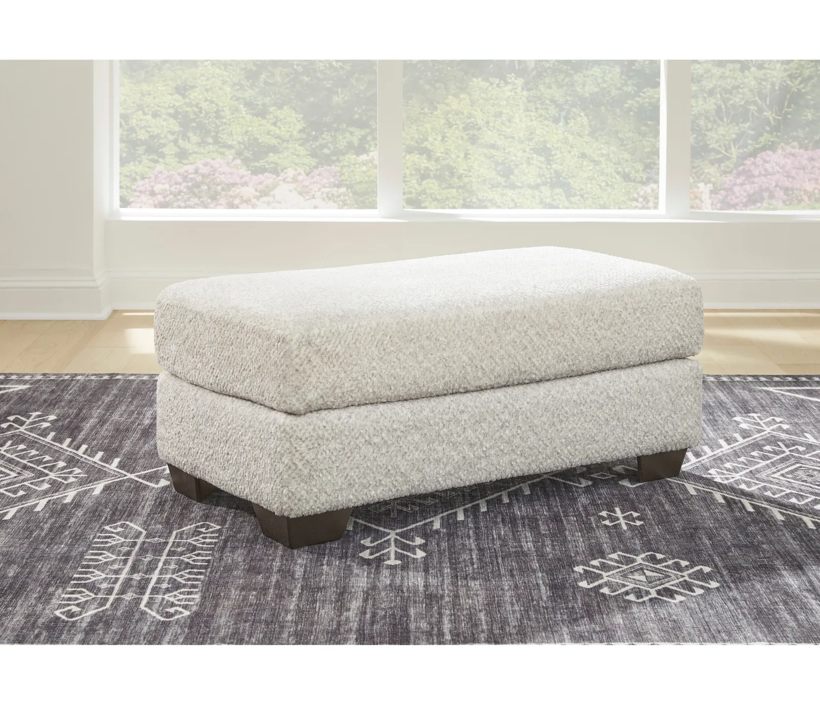 Bre Ottoman - Flannel Fabric