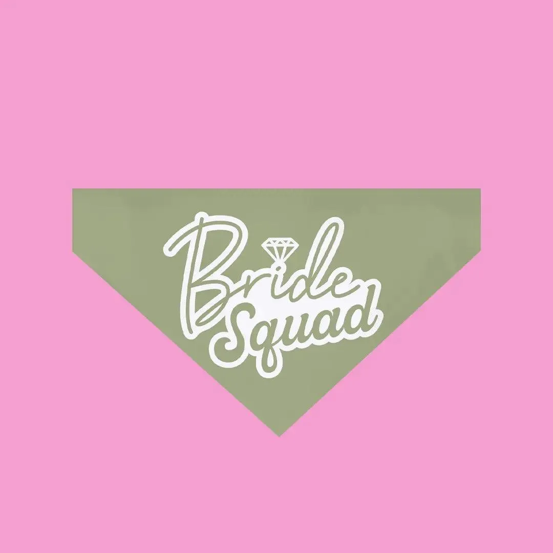 Bride Squad Dog Bandana