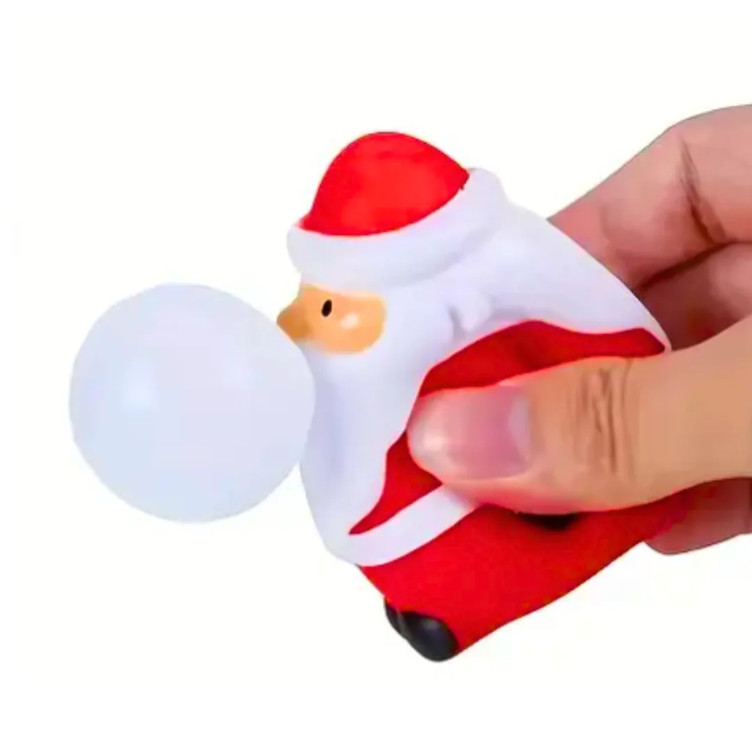 Bubblegum Blowing Santa Sensory Toy