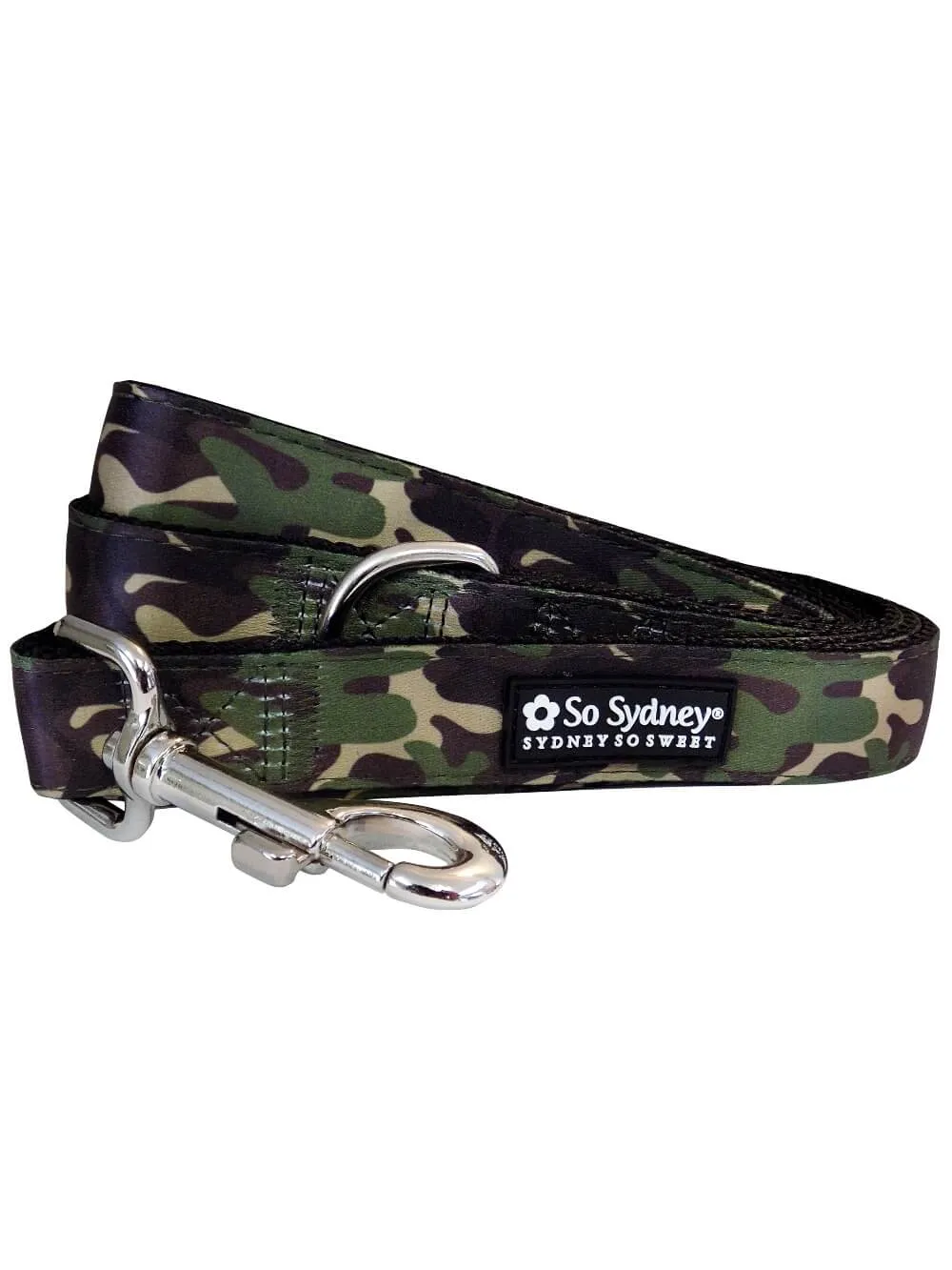 Camo Military Green 5' Designer Fashion Dog Leash