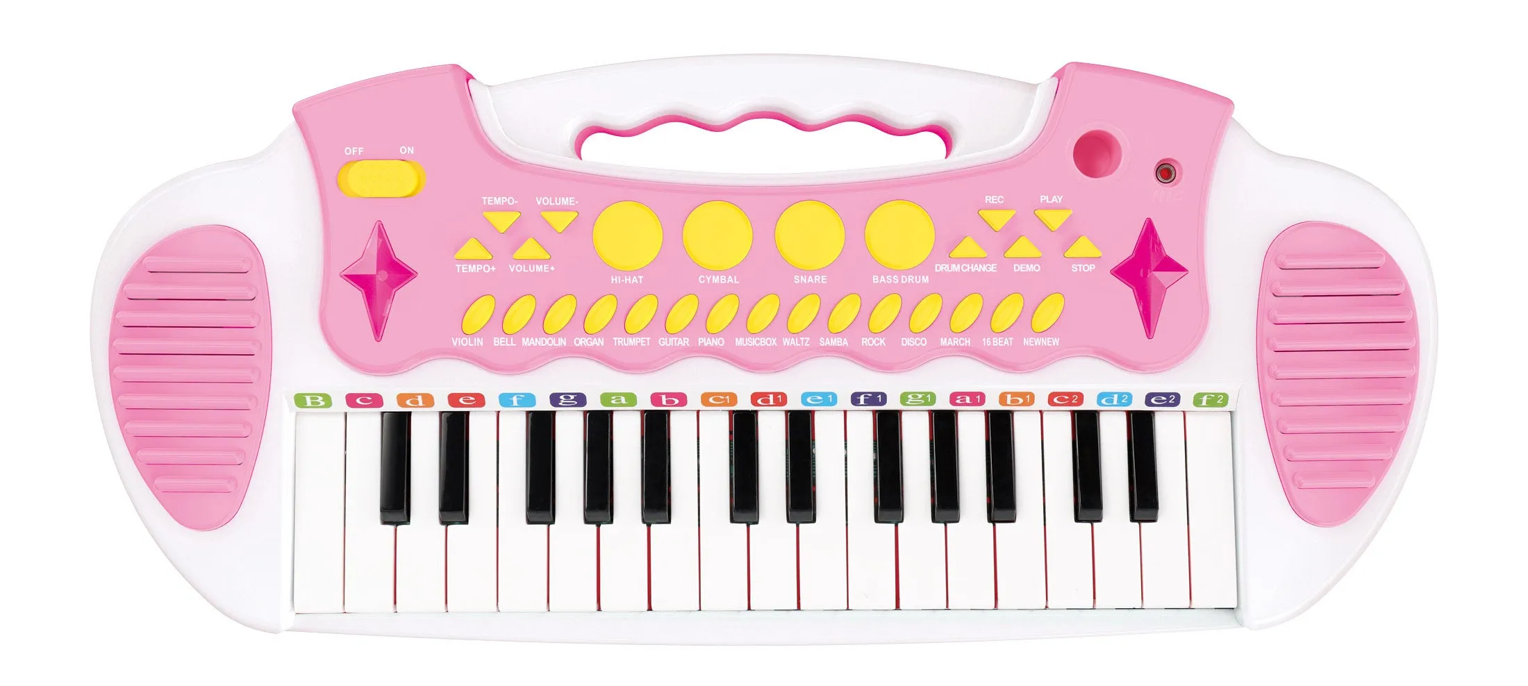 Children's Electronic Keyboard with Stand (Pink) Musical Instrument Toy