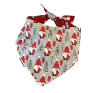 Christmas Gnomes Dog Bandana Personalized with Dogs Name