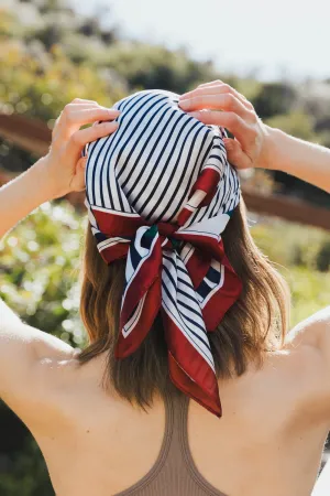 Colorblock Satin Bandana