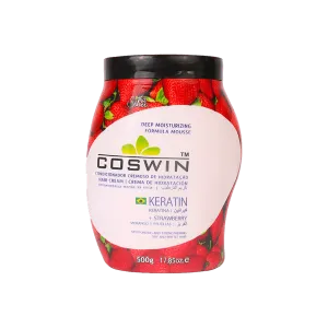 COSWIN STRAWBERRY KERATIN HAIR CREAM 500G