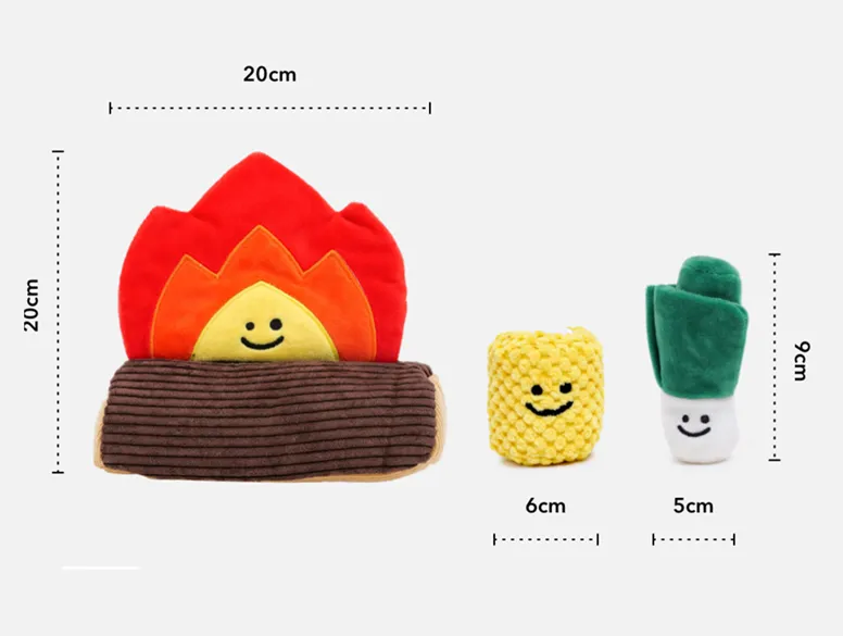 Cozy Campfire Enrichment Toy