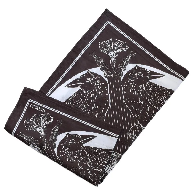 Crow Bandana - 100% Cotton Hanky Ascot