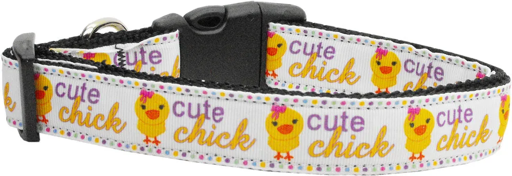 Cute Chick Nylon Cat Collar