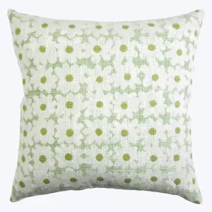 Daisy Indoor/Outdoor Pillow, Pear