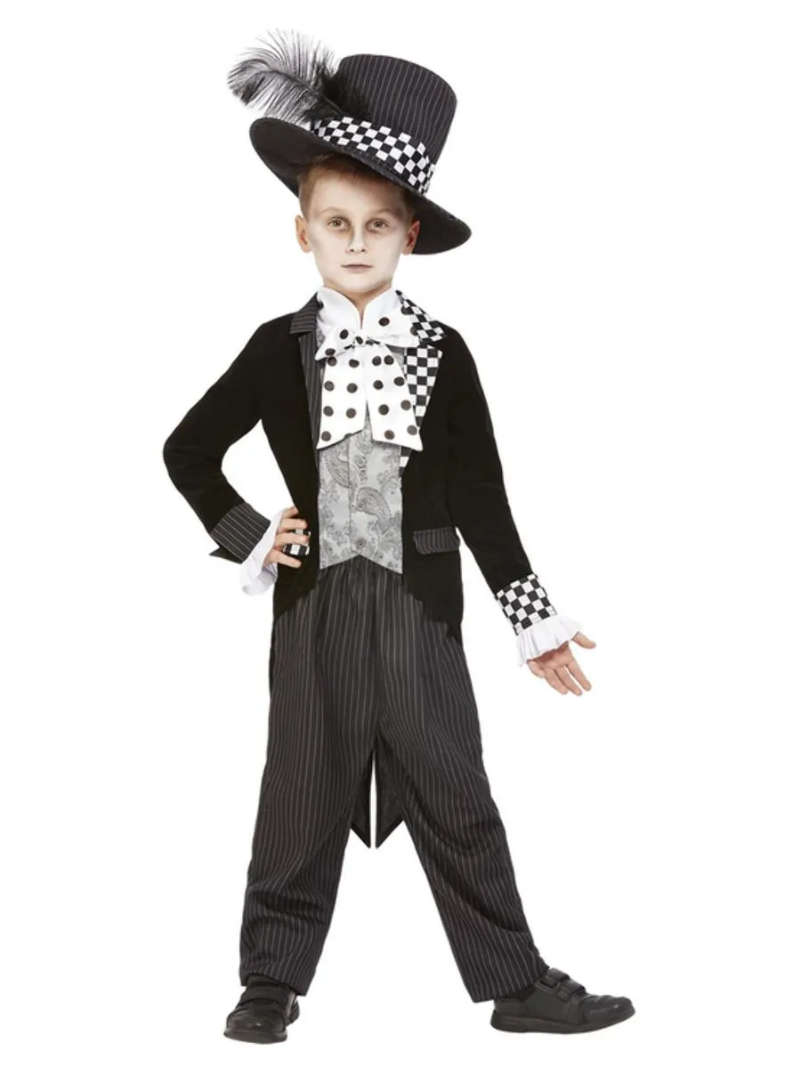 Dark Mad Hatter Costume Boy