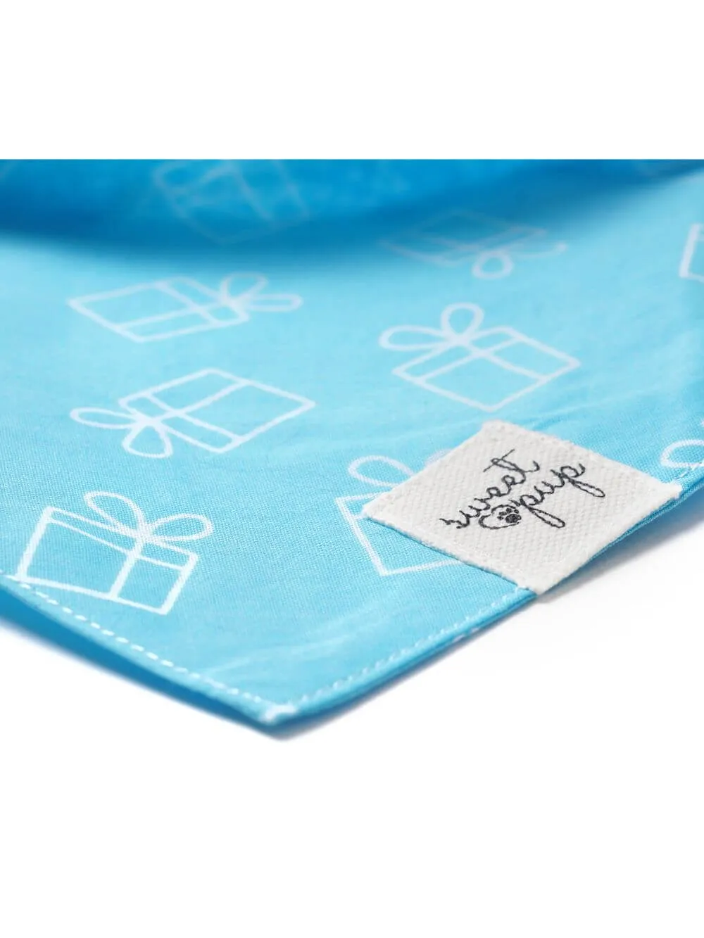 Dog Bandana - Dog Birthday Bandana Dog Prezzie Blue