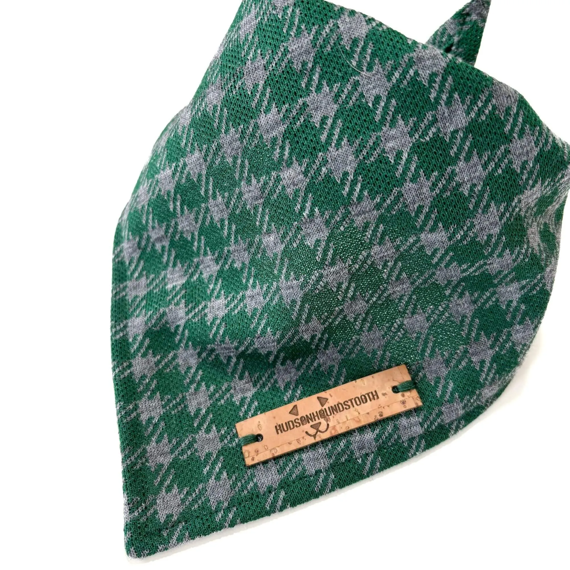 Evergreen Knit Plaid Bandana