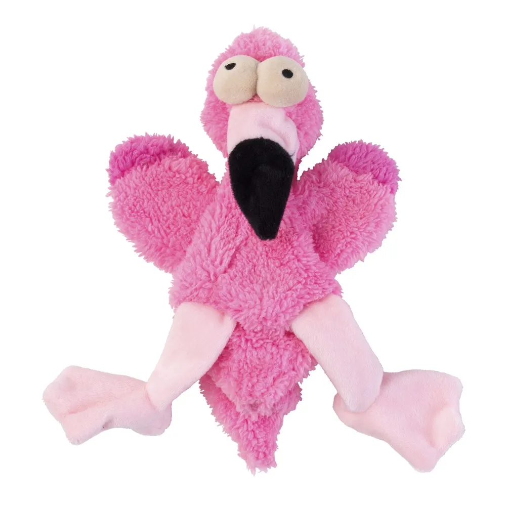 Fuzzyard Flat Out Nasties Dog Toy (Flo The Flamingo)