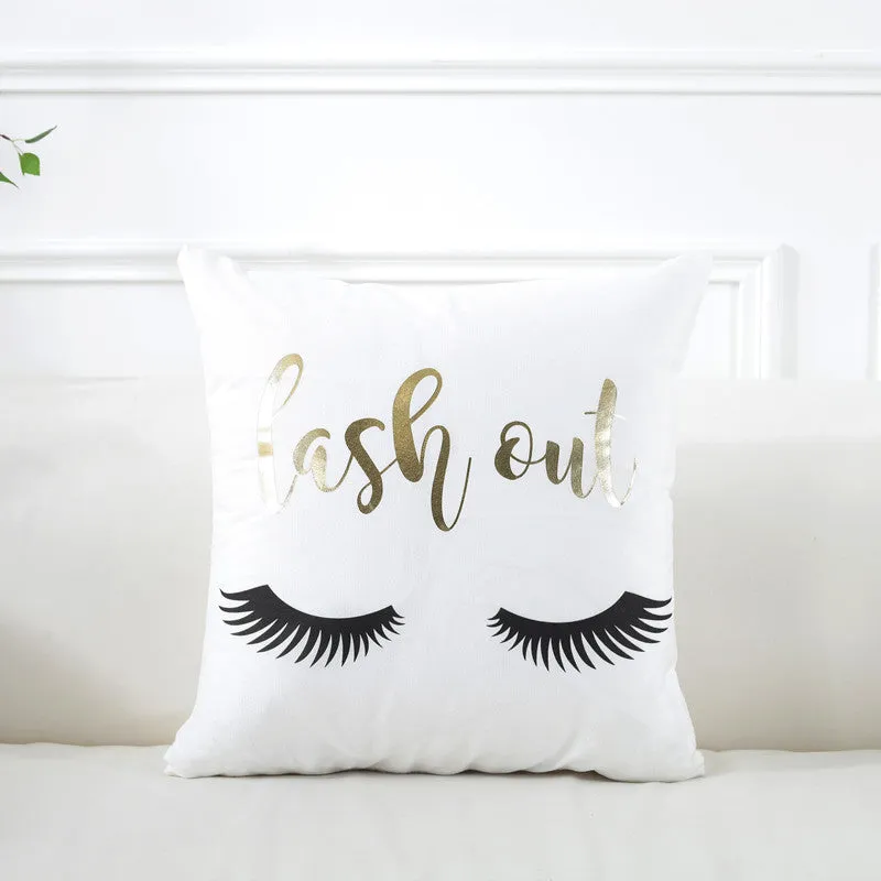 Gilding Pillow Cover Super Soft Home Cushion Cover