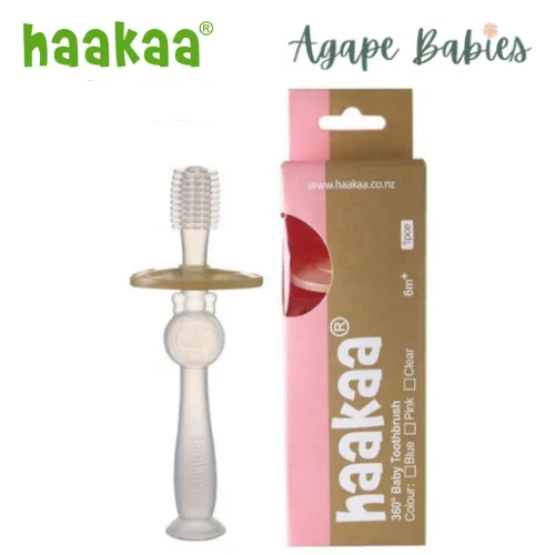 Haakaa 360 Baby Toothbrush - Clear