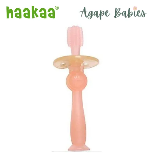 Haakaa 360 Baby Toothbrush - Pink