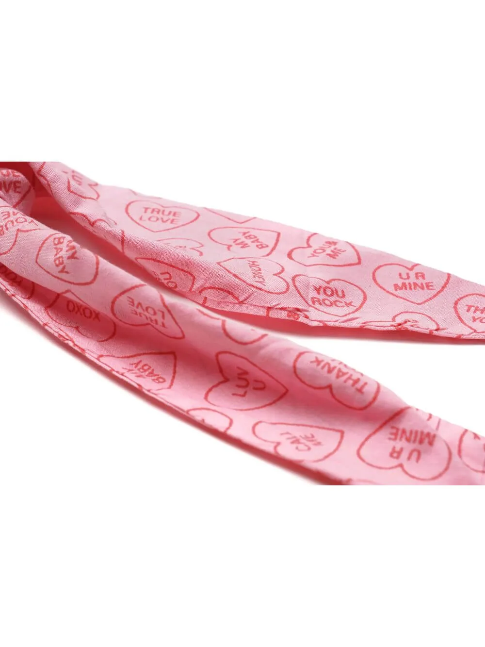 Hair Wrap - Real Love Pink Candy Heart