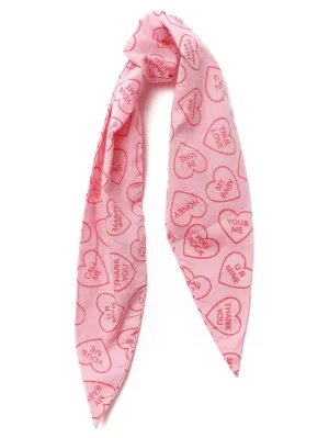 Hair Wrap - Real Love Pink Candy Heart