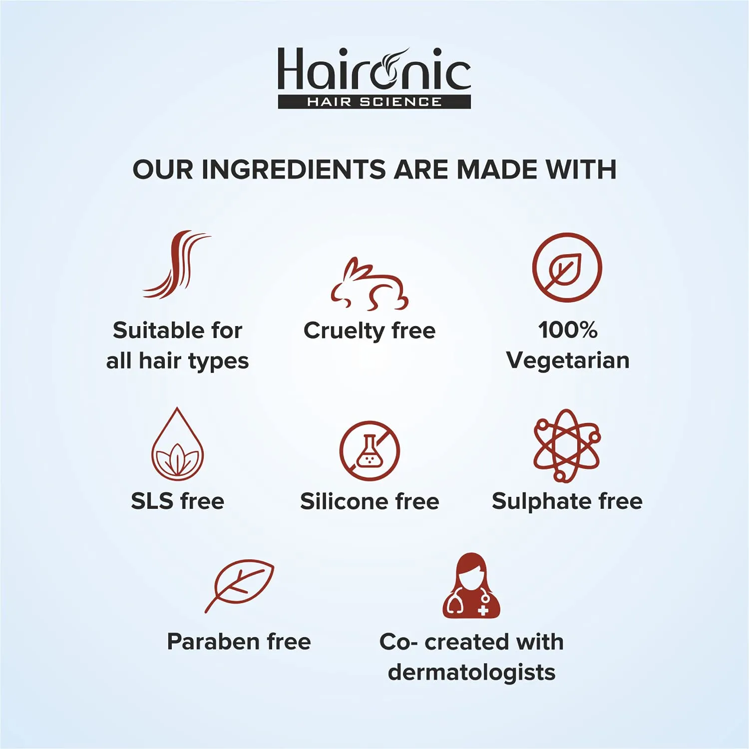 Haironic Vitamin C Hair Brightening Treatment Hair Serum | Control for Dull & Damaged Hair | Hair Fall Control | For Strong, Smooth, Shiny Hair – 100ml