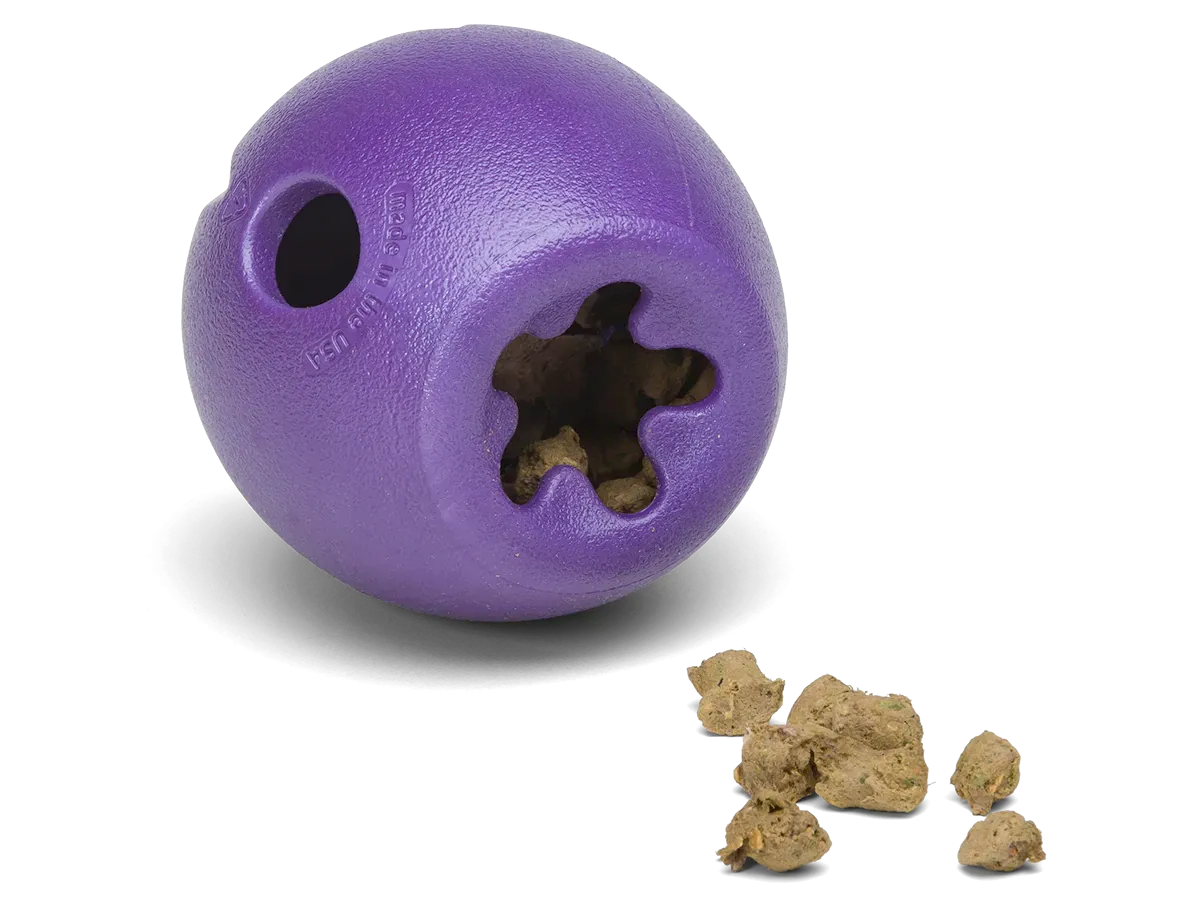 Interactive puzzle, food-dispensing dog toy, Zogoflex Echo Rumbl