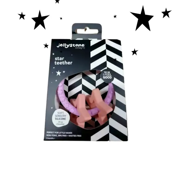 Jellystone Star Teether - Bubblegum