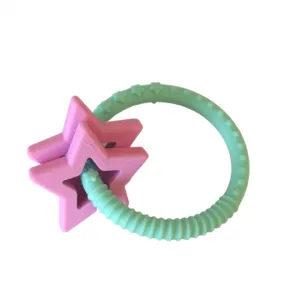 Jellystone Star Teether - Soft Mint