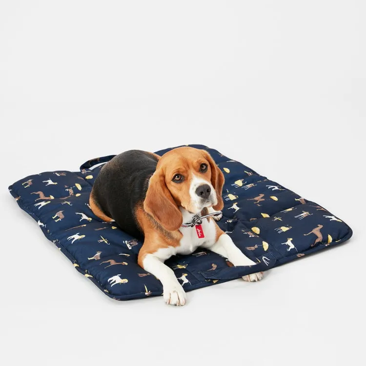 Joules Coastal Dog Print Dog Travel Mat