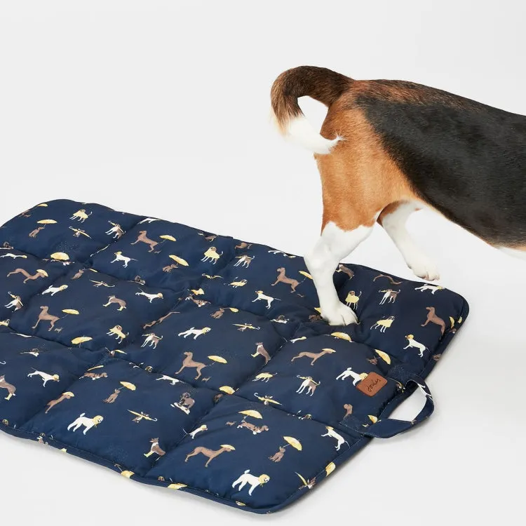 Joules Coastal Dog Print Dog Travel Mat