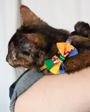 Kente Cat Bow Tie