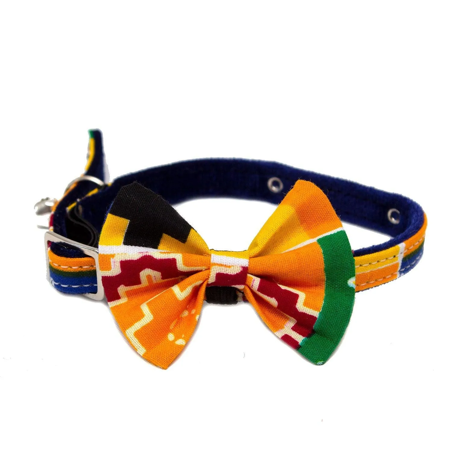 Kente Cat Bow Tie