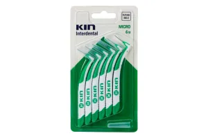 Kin Interproximal Micro 0.9Mm Interdental Brush 6 PC