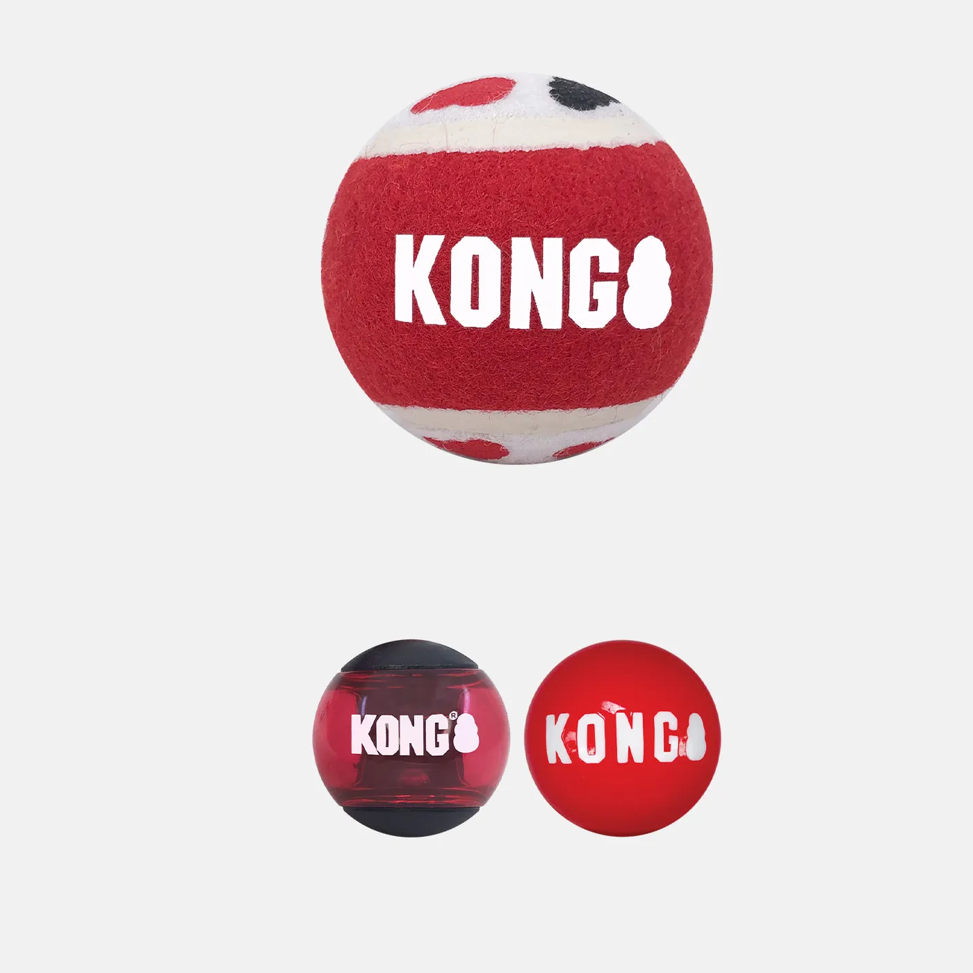 KONG Assorted Signature Balls 3 Pack