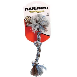 Mammoth Flossy Chews Color Rope Bone - 3 Knot Mini, Multi-Color