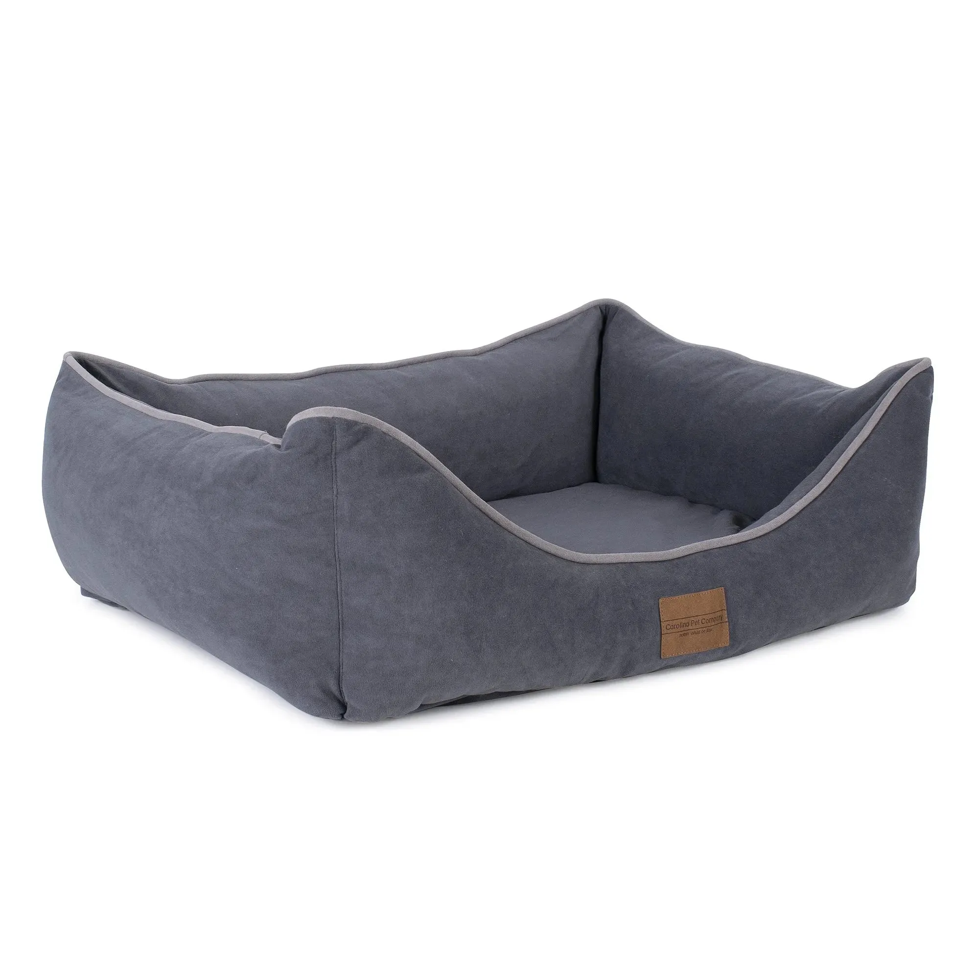 Microfiber Low Profile Lounger | Charcoal