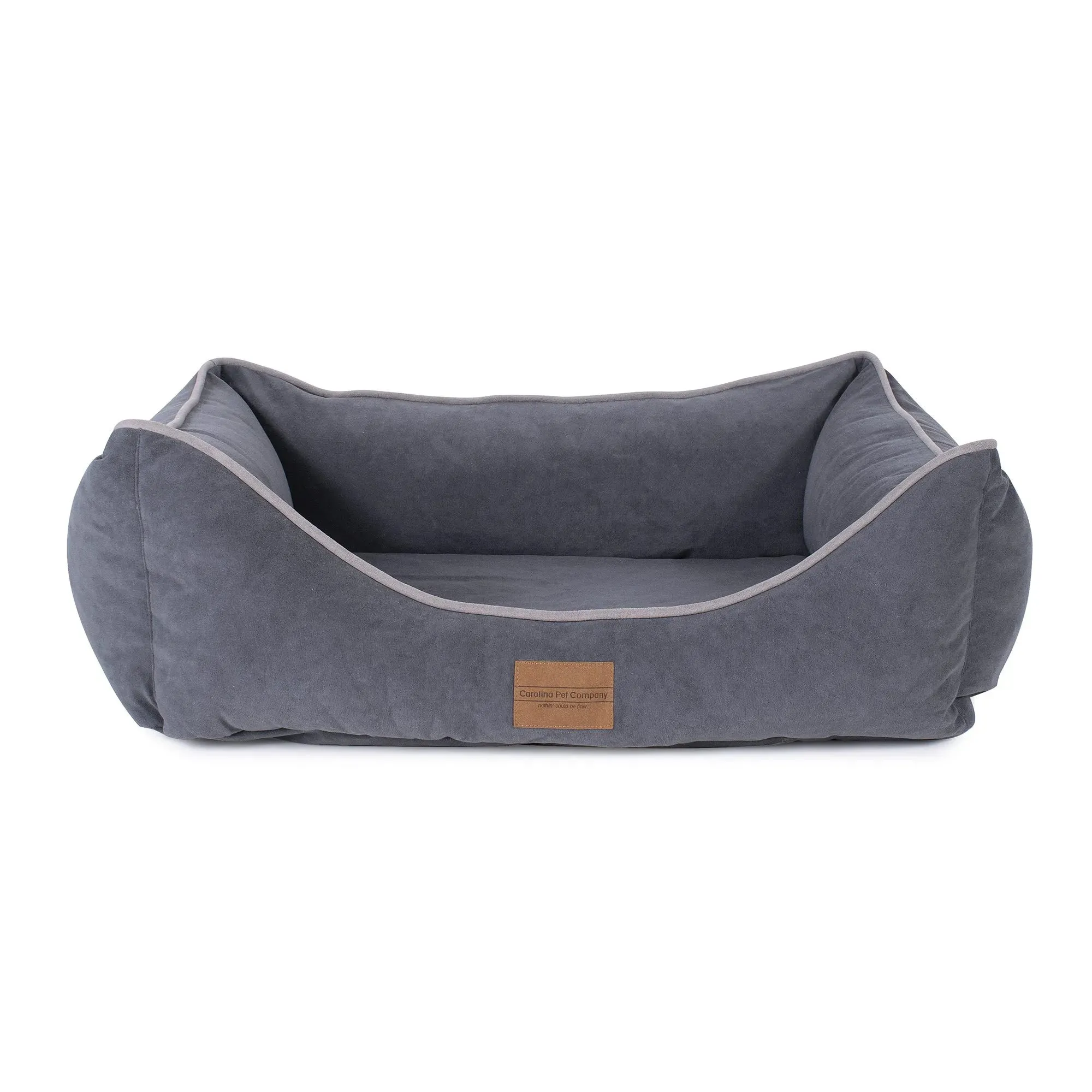 Microfiber Low Profile Lounger | Charcoal