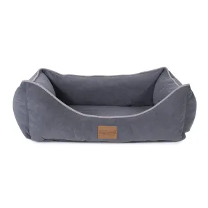 Microfiber Low Profile Lounger | Charcoal