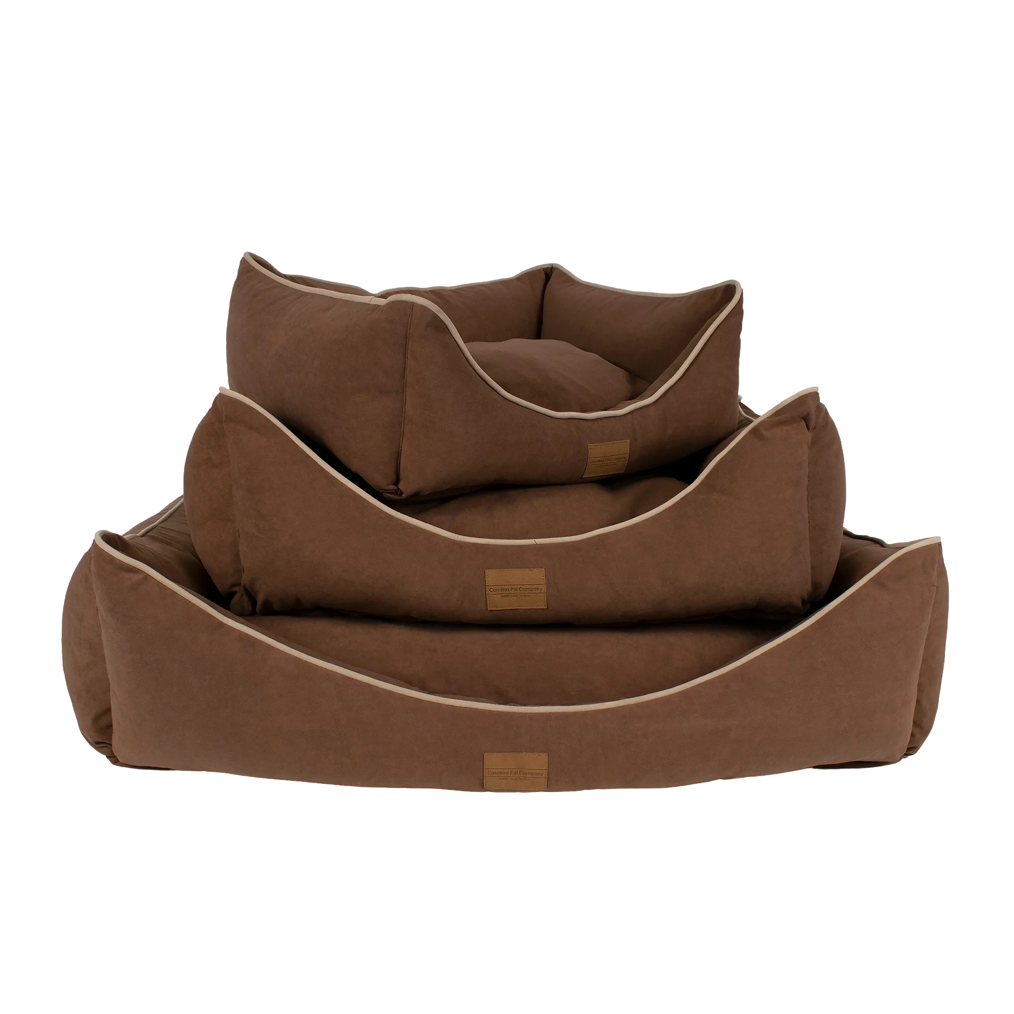 Microfiber Low Profile Lounger | Chocolate