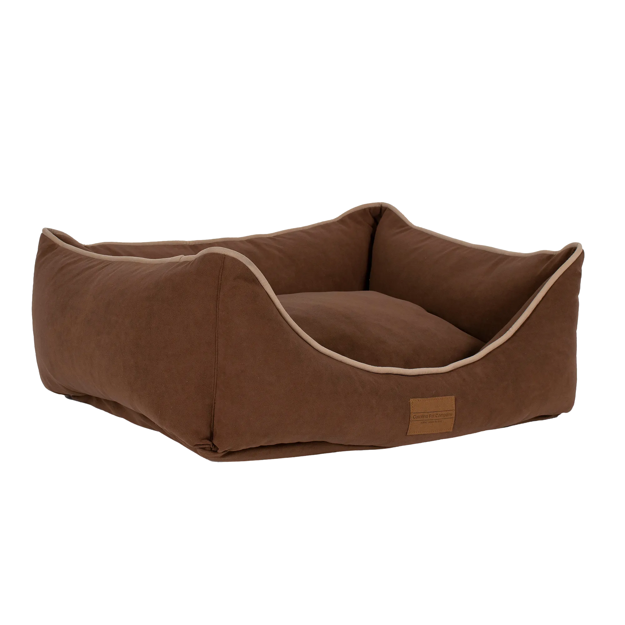 Microfiber Low Profile Lounger | Chocolate